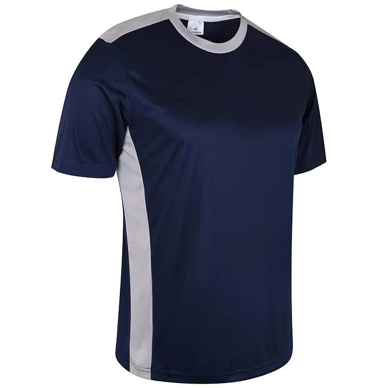 Plus Size Loose-Fit Solid-Color Soccer Jersey