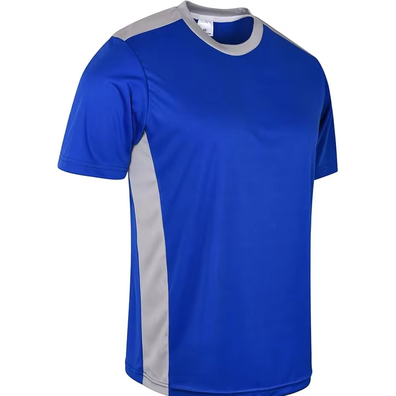 Plus Size Loose-Fit Solid-Color Soccer Jersey