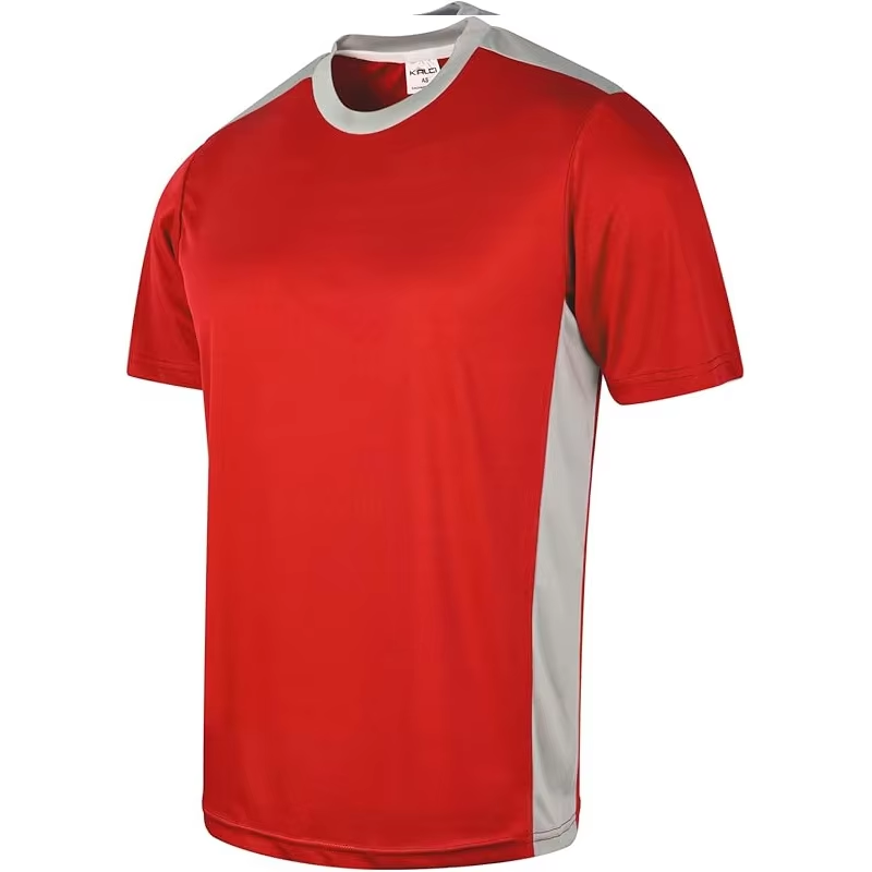 Plus Size Loose-Fit Solid-Color Soccer Jersey