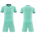 Unisex Printed Striped Fabric Quick Dry Breathable Soccer Jersey