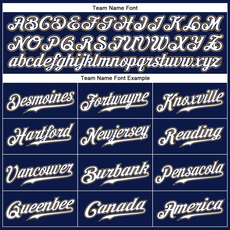 Custom Navy White Pinstripe Authentic Baseball Jersey